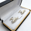 Sterling Silver Fish Cufflinks additional 2