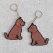Sweet William Chocolate Cockapoo/Labradoodle Keyring additional 2