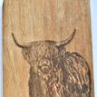 Highland Cow Engraved Wooden Serving/Cheese Board additional 1