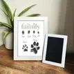 Framed Family Finger/Paw Print with Ink Kit additional 2