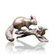 Richard Cooper Limited Edition Red Squirrel and Baby Bronze Sculpture additional 1
