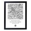 Personalised 1805 - 1874 Old Series Map Compass Black Framed Print additional 2