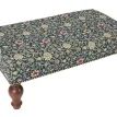 Hines of Oxford Morris Evenlode Blue Large Tapestry Stool additional 1