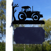 Personalised 'Big Green' Tractor Hanging House Name Sign additional 2