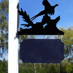 Personalised Flying Pheasant Hanging House Name Sign additional 3