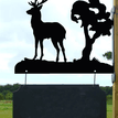 Personalised Stag 'Stand Tall' Hanging House Name Sign additional 3