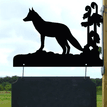Personalised Fox Hanging House Name Sign additional 4