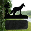 Personalised Fox Hanging House Name Sign additional 1