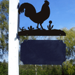 Personalised Cockerel Hanging House Name Sign additional 4
