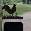 Personalised Cockerel Hanging House Name Sign additional 2