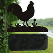Personalised Cockerel Hanging House Name Sign additional 1