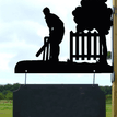 Personalised Cricket Hanging House Name Sign additional 3