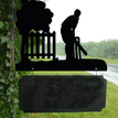 Personalised Cricket Hanging House Name Sign additional 1