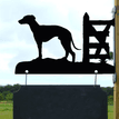 Personalised Whippet Hanging House Name Sign additional 4