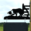 Personalised Working Collie Hanging House Name Sign additional 5