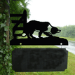 Personalised Working Collie Hanging House Name Sign additional 1