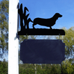 Personalised Dachshund Hanging House Name Sign additional 4