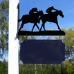 Personalised Horse Racing Hanging House Name Sign additional 5