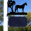Personalised Standing Horse 'George' Hanging House Name Sign additional 4
