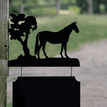 Personalised Standing Horse 'George' Hanging House Name Sign additional 2
