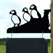 Personalised Puffin Hanging House Name Sign additional 4