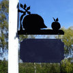 Personalised Hedgehog Hanging House Name Sign additional 5