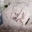 Meg Hawkins 3 Pack of A5 Note Books - Stag, Hare &amp; Bee additional 2