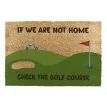 Extra Large Check The Golf Course Doormat - 90cm x 60cm additional 4