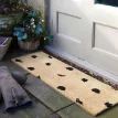 Hedgehog Autumn Leaves Patio Doormat - 120cm x 40cm additional 1