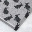 Grey Bunny Rabbit Recycled PVC Doormat - 70cm x 40cm additional 2