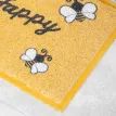 Yellow Bee Happy Recycled PVC Doormat - 70cm x 40cm additional 2