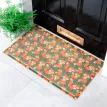 Orange Fox Pattern Recycled PVC Doormat - 70cm x 40cm additional 1