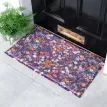 Wild Flower Pattern Recycled PVC Doormat - 70cm x 40cm additional 1