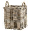 Set of 3 Kubu Rattan Square Storage Baskets additional 4