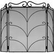 Heavy Large Black Ornate Fire Screen additional 1