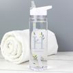 Personalised Floral Initial Water Bottle additional 1