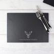 Personalised Stag Slate Placemat additional 1
