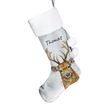 Personalised Stag Silver Grey Stocking additional 4