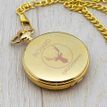 Personalised Gold Groomsman Stag Pocket Watch additional 1
