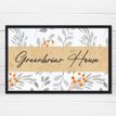 Personalised Botanical Pattern Indoor Doormat additional 1