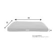 Scruffs Harvard Memory Foam Mattress in Pearl Grey additional 10