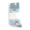 Miss Sparrow Jack Russells Powder Blue Winter Ladies Socks additional 2