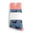 Miss Sparrow Little Sausage Dogs Blue Winter Ladies Socks additional 2