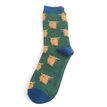 Men's Highland Cow Herd Green/Blue Socks additional 2