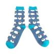 Men's Happy Sheep Navy Blue Socks additional 1