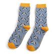 Men's Kissing Puffins Denim Socks additional 1
