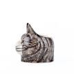 Quail Ceramics Patience Grey Tabby Cat Face Egg Cup additional 2