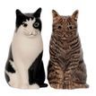 Quail Ceramics Barney and Clementine Cat Salt and Pepper Shakers additional 1