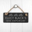 Personalised I Bloody Love My Bicycle Slate Hanging Sign additional 2