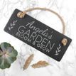 Personalised Our Garden Slate Hanging Sign additional 3